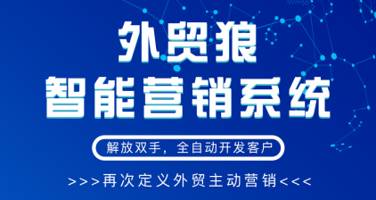 外贸狼智能营销系统，全网首家隆重推出！